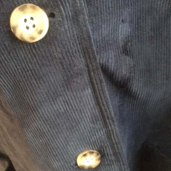 LL Bean Navy Corduroy Jacket - Picture 4 of 10